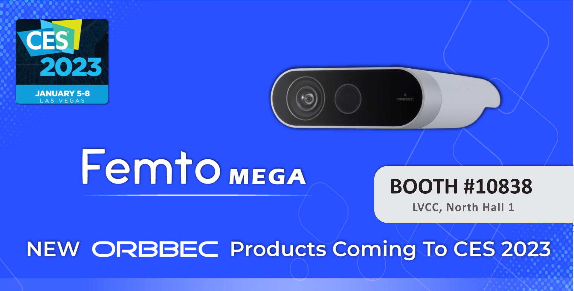 Orbbec Debuts Femto Mega at CES 2023, the Industrys Highest Resolution 3D Vision Camera with Integrated Depth and AI Processing 